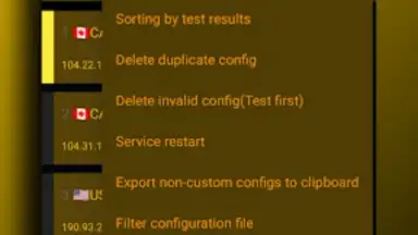 Captura de tela de Gold V2ray 1