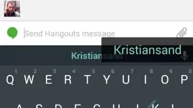 Captura de tela de Android L Keyboard 2