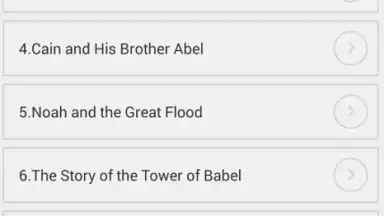 Captura de tela de Bible Stories for Children 1