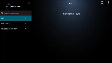 Captura de tela de IPTV Smarters Pro 7