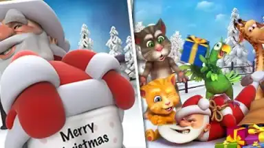 Captura de tela de Talking Santa 6