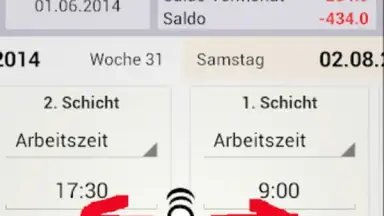 Captura de tela de Arbeitszeiterfassung 5