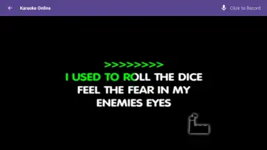 Captura de tela de Karaoke Online 1