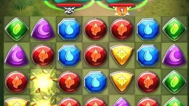 Captura de tela de Dragon Strike: Puzzle RPG 3