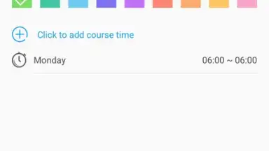 Captura de tela de Class Schedule 7