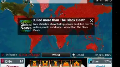 Captura de tela de Plague Inc 1