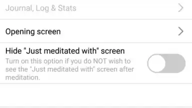 Captura de tela de Insight Timer 6
