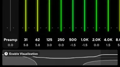 Captura de tela de Poweramp Equalizer 3