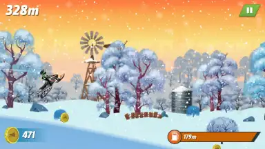 Captura de tela de Arctic Cat Snowmobile Racing 2