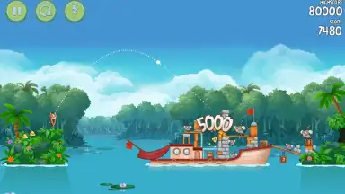 Captura de tela de Angry Birds Rio 3