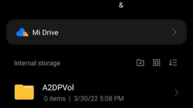 Captura de tela de Xiaomi File Manager 2