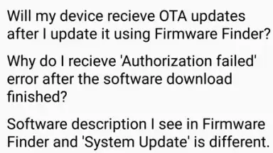 Captura de tela de Firmware Finder 6