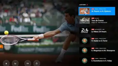 Captura de tela de Eurosport Player 5