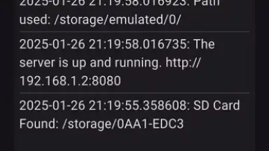 Captura de tela de Wifi Server 2