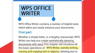 Captura de tela de WPS Office 13
