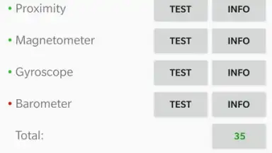 Captura de tela de Device Info HW 9