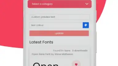 Captura de tela de Gooova Fonts 3