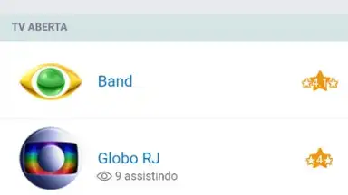 Captura de tela de TVCast Brasil 1