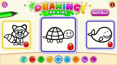 Captura de tela de Drawing for Kids! Coloring Children Games Toddlers 11