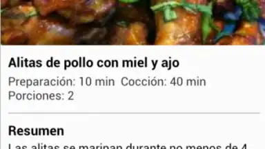 Captura de tela de Receta De Pollo 4