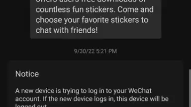 Captura de tela de WeChat 13