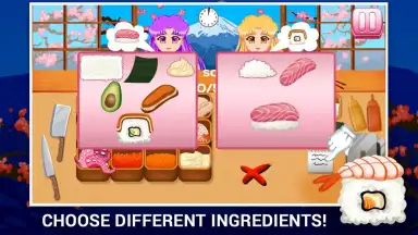 Captura de tela de Sushi Making Game 5