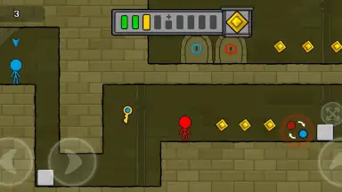 Captura de tela de Red and Blue Stickman 5