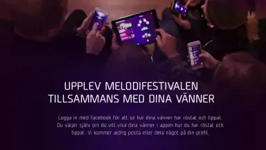 Captura de tela de Melodifestivalen 1