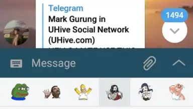 Captura de tela de Via Messenger - Unofficial Telegram App 6