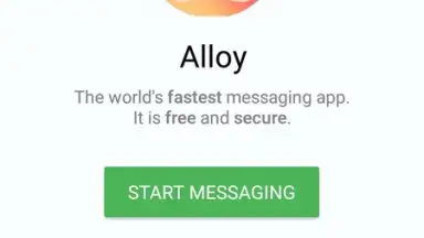Captura de tela de Alloy -free messaging app 8