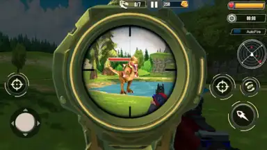 Captura de tela de Dinosaur Hunter 3D Game 1