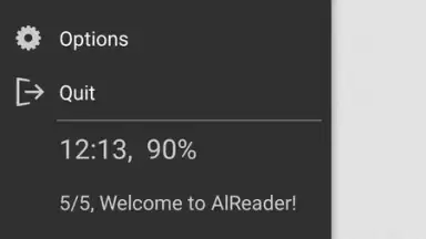 Captura de tela de AlReader 2