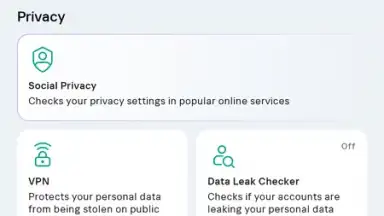 Captura de tela de Kaspersky Antivirus & VPN 7