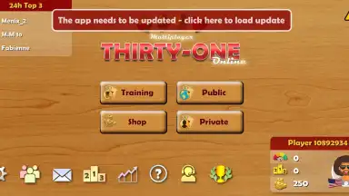 Captura de tela de Thirty One | 31 | Blitz | Scat 13