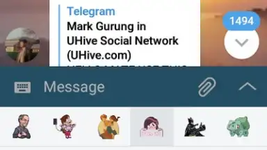 Captura de tela de Via Messenger - Unofficial Telegram App 2