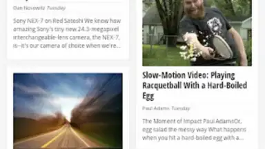 Captura de tela de Google Currents 2