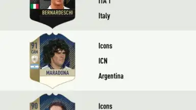 Captura de tela de FUT 18 DRAFT 10