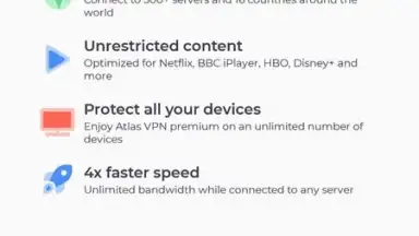Captura de tela de Atlas VPN 6