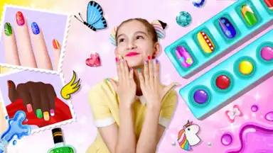 Captura de tela de Nail Salon Game Girls Nail art 3