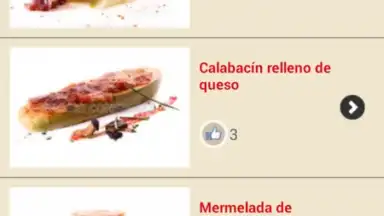 Captura de tela de Recetas 1