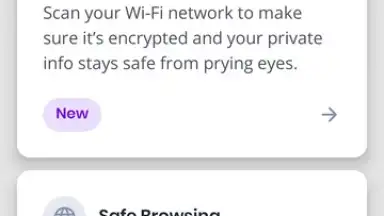Captura de tela de McAfee Security: Antivirus VPN 8