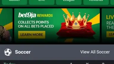 Captura de tela de Bet9ja Extra with predictions and Livescores 3