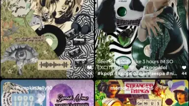 Captura de tela de Shuffles by Pinterest 16