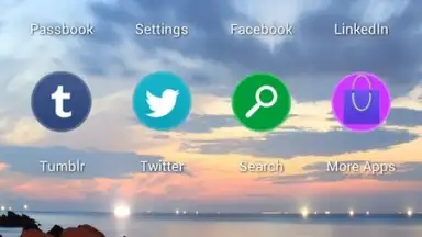 Captura de tela de Circle 8 Launcher 1