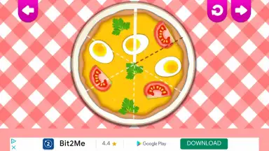 Captura de tela de Funny Food 123 Number 2