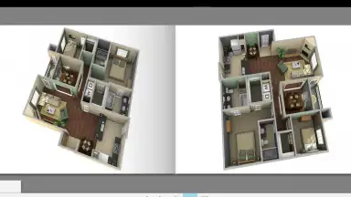 Captura de tela de 3D Home Plans 2