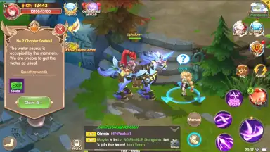 Captura de tela de Summoners Knight: Dragon Blaze 4