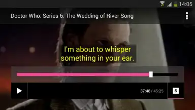 Captura de tela de BBC Media Player 4