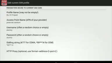 Captura de tela de PPP Widget 2 3