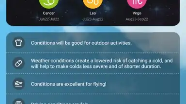 Captura de tela de Daily Weather Free 4